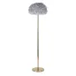 LAMPA STOJĄCA FEATHERS SLIM SZARA 43X170 cm